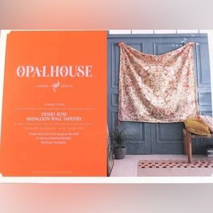 OpalHouse Desert Rose Tassle Tapestry
Tablecloth 57"